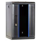 10 inch 9U server rack with glass door 312x310x486mm (WxDxH)