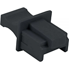 RJ45 port dust covers, set of 10, black