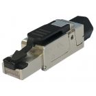 S/FTP PiMF CAT6, 6A / 7 Toolless RJ45 Connector 10 gigabit - for solid cable