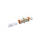 Multimode coupler E2000-E2000 simplex beige