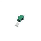 Singlemode coupling LC-LC duplex green