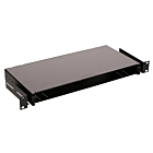 Universal fiber optic tray 19-inch