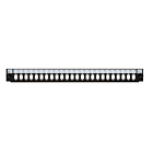 Front LC/SC/E2000 24-port panel suitable for universal fiber optic tray