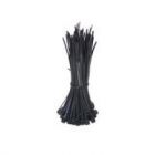 Tie wraps 100mm black - 100 pcs