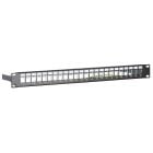 STP patch panel for keystones - 24 ports