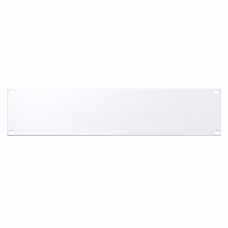 19 inch cover panel - 2U white