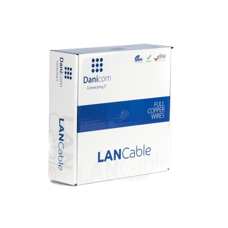 DANICOM CAT7 S/FTP 50m on a reel solid - LSZH (Dca)