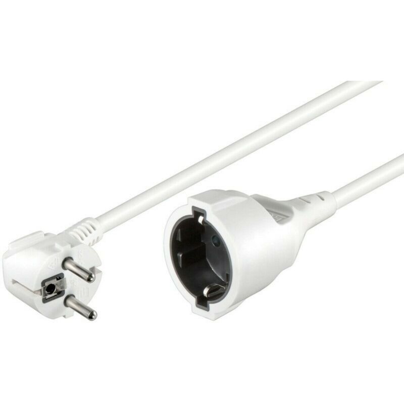 Power cable schuko 10m white