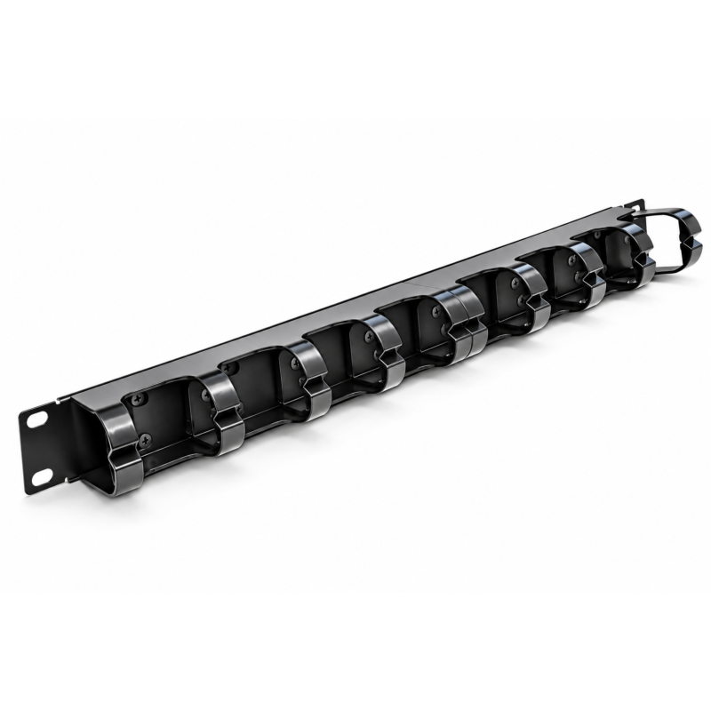 19 inch plastic cable holder 1U