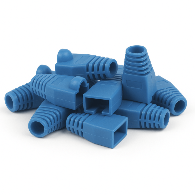 DANICOM RJ45 Cable Boot Blue -10 pieces