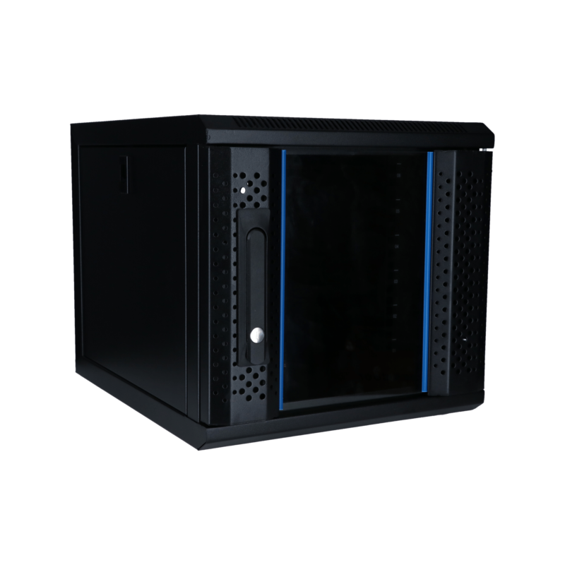 10 inch 6U server rack with glass door 370X450X370mm (WxDxH)
