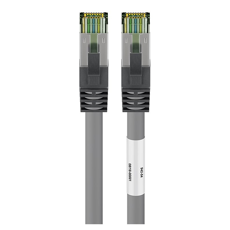 Cat8 S/FTP (PIMF) 0,25m grey