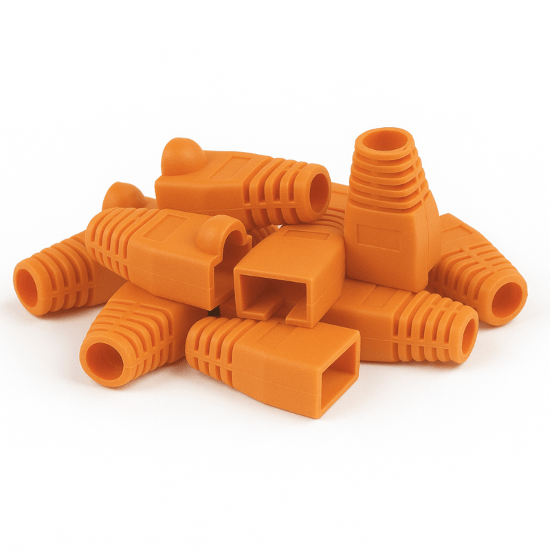DANICOM RJ45 Cable Boot Orange -10 pieces
