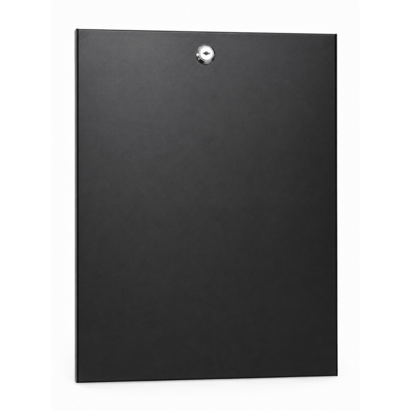 9U side panel for 10" server cabinets - 450mm deep with lock