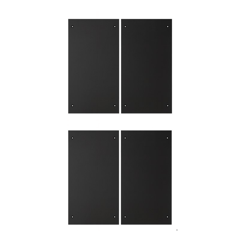 Datacenter side panel set for 42U cabinets, 1000mm deep
