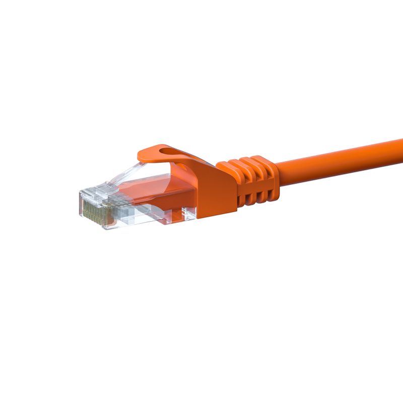 UTP CAT5e 7,50m orange - 100% copper