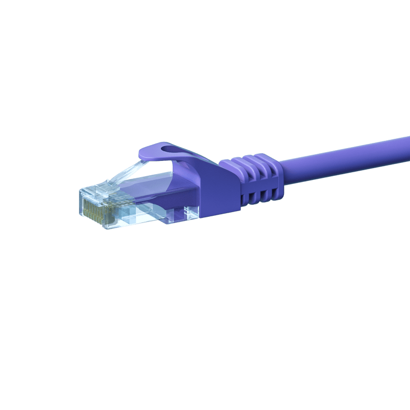UTP CAT5e 1,50m purple - 100% copper