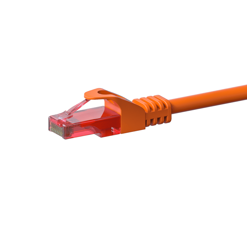 UTP CAT6 0,25m orange - 100% copper