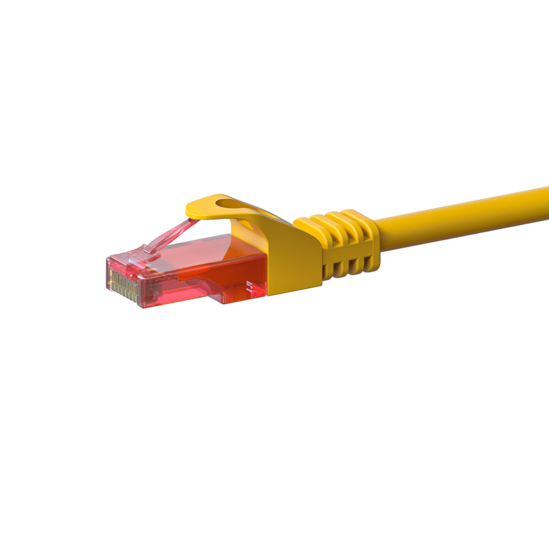 UTP CAT6 7,5m yellow - 100% copper