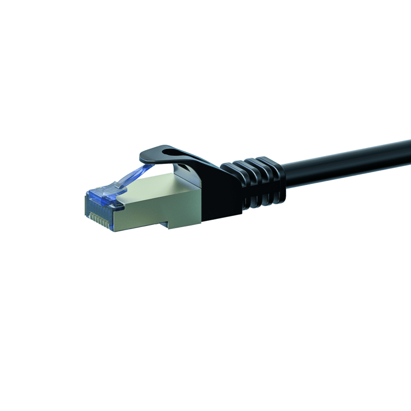 CAT6a S/FTP (PIMF) 0,50m black
