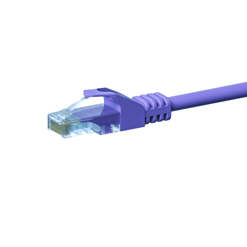 CAT5e UTP 0,50m purple - CCA