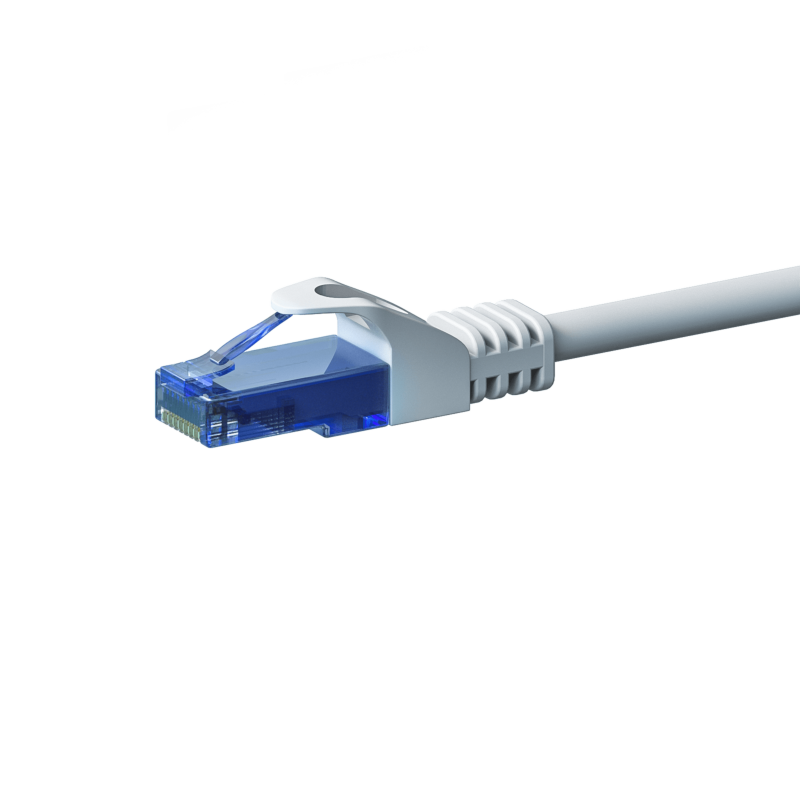 UTP CAT6a 0,25m white - 100% copper