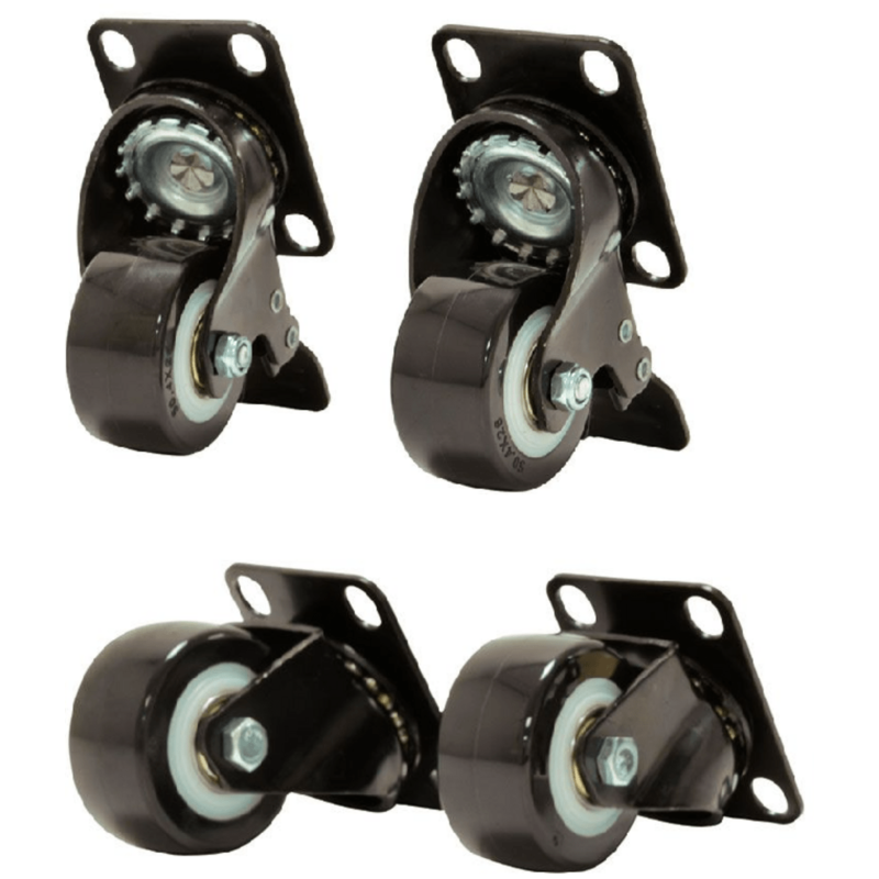 Set castors for all server racks 2 with brakes