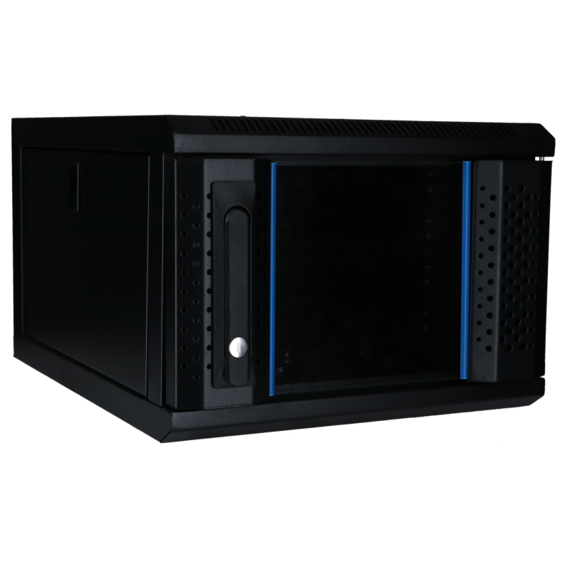 10 inch 4U server rack with glass door 370x450x264mm (WxDxH)