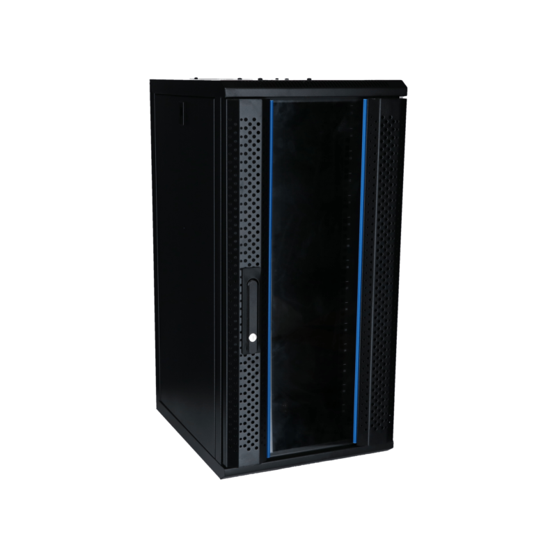 10 inch 15U server rack with glass door 370x450x752mm (WxDxH)