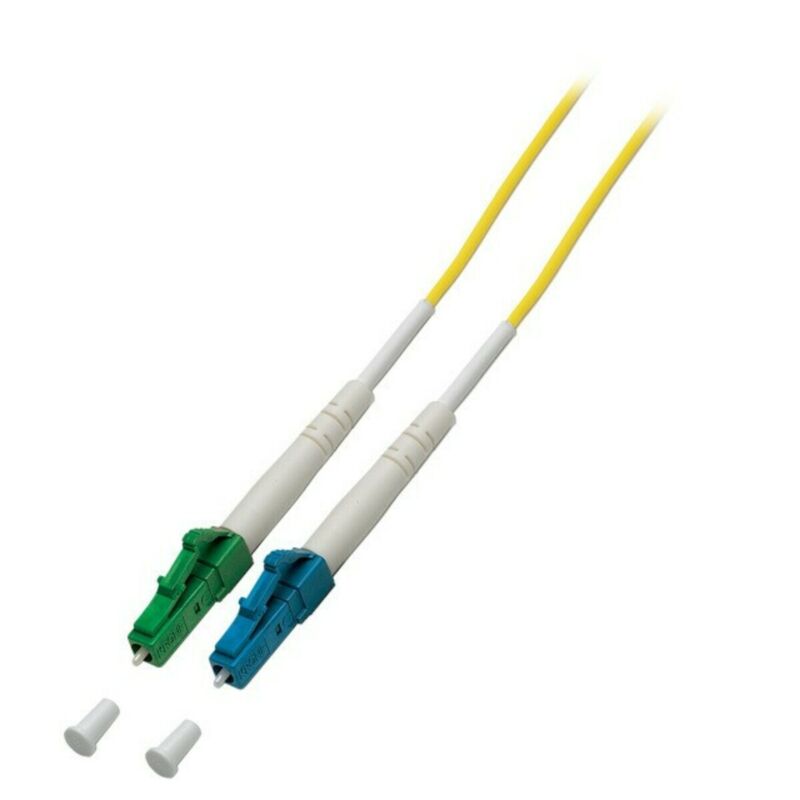 OS2 simplex fibre optic cable LC/APC-LC 1m