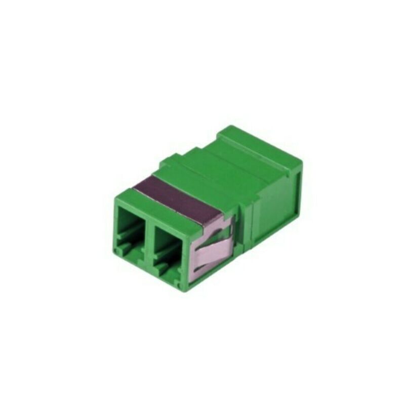 Singlemode keystone coupling LC-LC duplex green