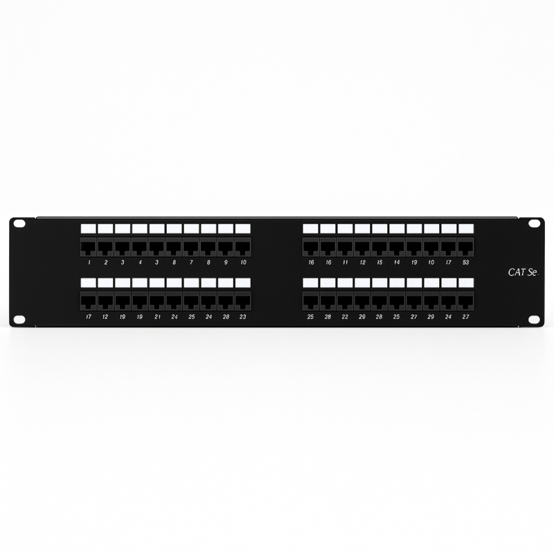 19 Inch Patch Panel – 32 Ports Cat5e UTP