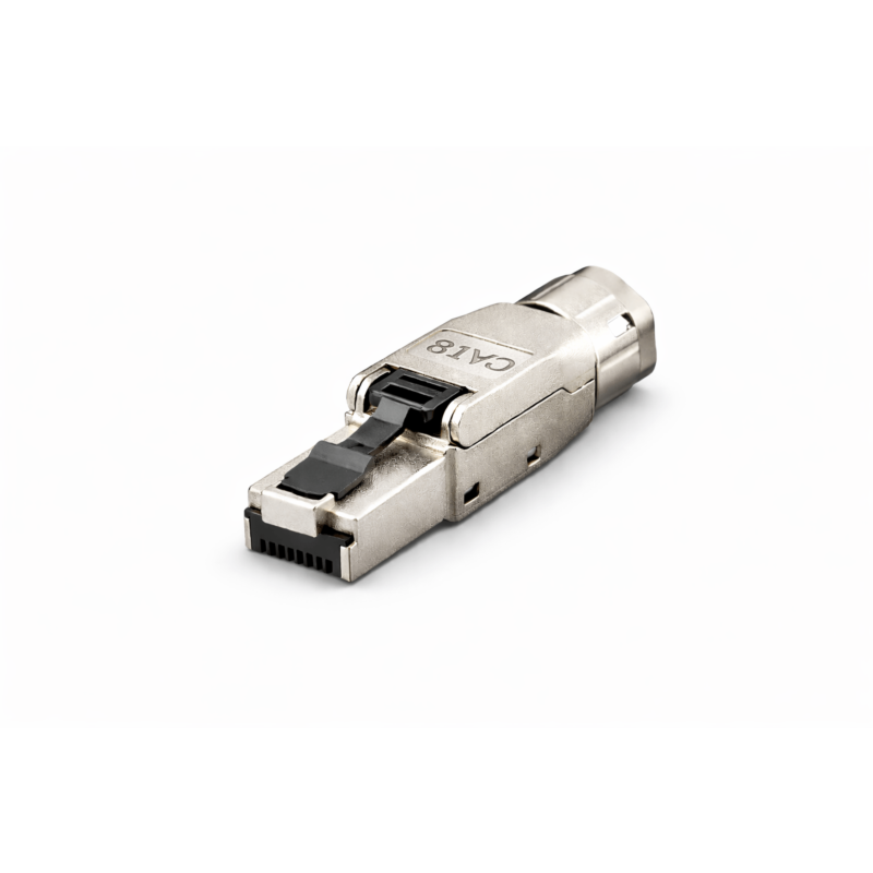 DANICOM S/FTP PiMF CAT8 Toolless RJ45 Connector - for solid cable
