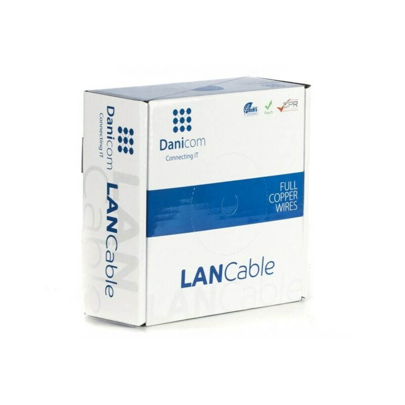 DANICOM CAT5E FTP 100m on a reel stranded - PVC (Fca)
