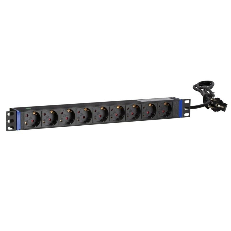 19 inch 9-way power strip