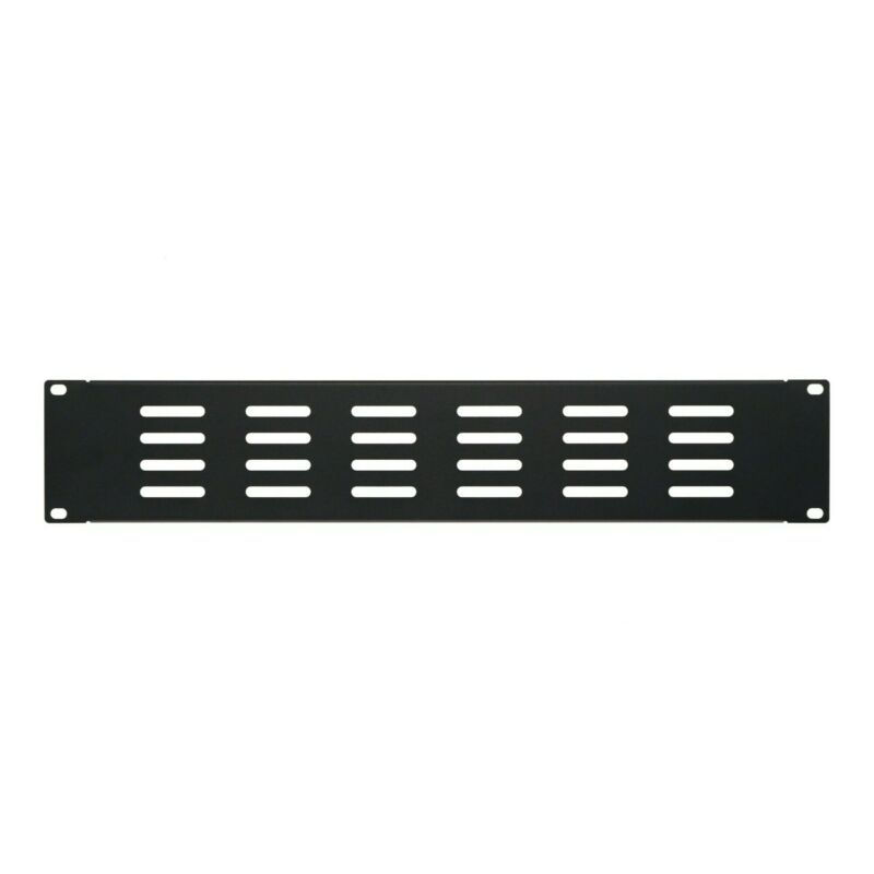 19 inch perforated cover panel - 2U