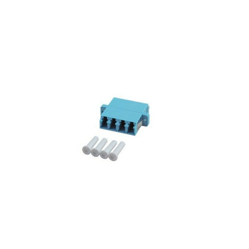Multimode coupler 4-way LC-LC quad turquoise