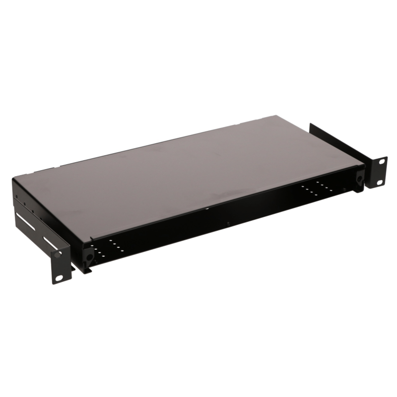 Universal fiber optic tray 19-inch