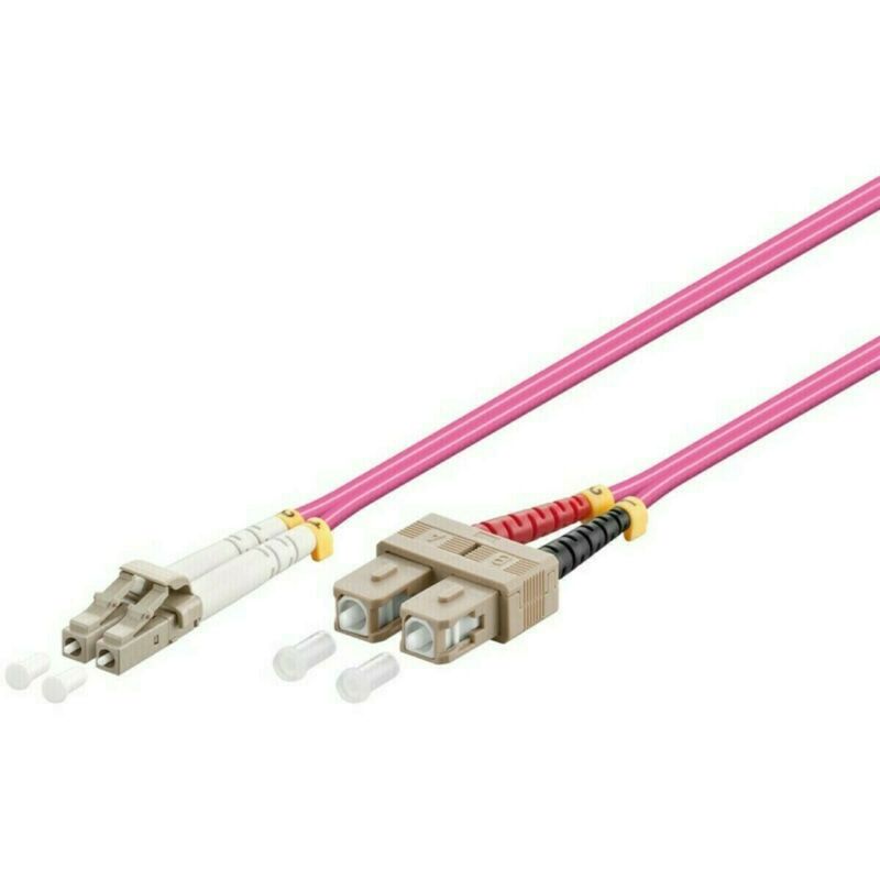 Fibre optic cable LC-SC OM4 7,50m