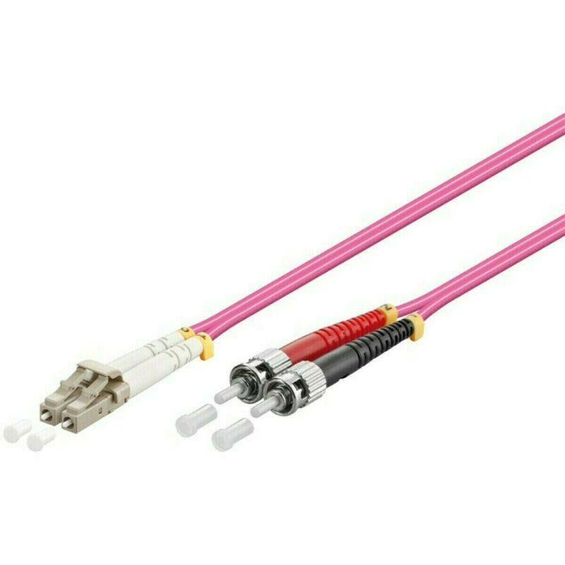 Fibre optic cable LC-ST OM4 10m