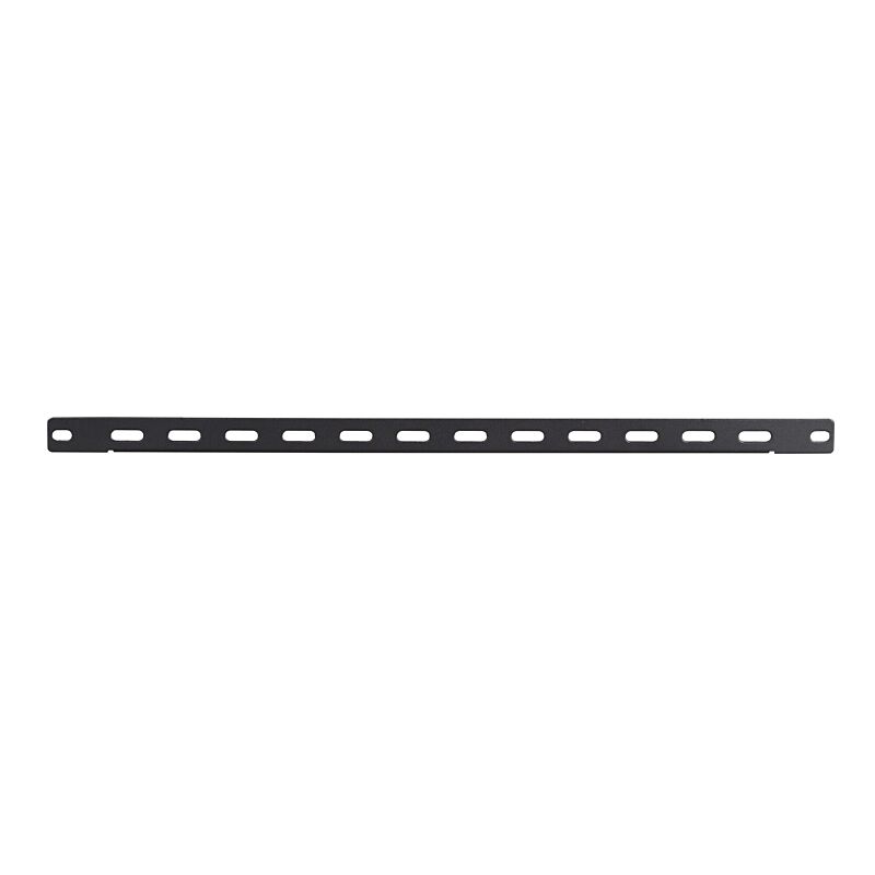 1U 19 inch metal rail for cable ties