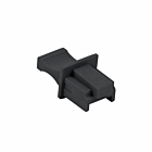 RJ45 port dust covers, set of 10, black