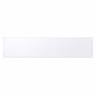 19 inch cover panel - 2U white