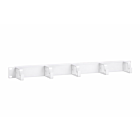 1U 19 inch metal cable tray - white