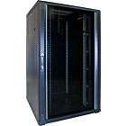 27U server rack with glass door 800x800x1400mm (WxDxH)