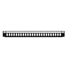 Front LC/SC/E2000 24-port panel suitable for universal fiber optic tray