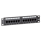 10 Inch CAT6 UTP patch panel - 12 ports