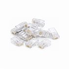 DANICOM UTP RJ45 CAT6 connector - unshielded for solid cable - 10 pieces