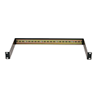 1U DIN rail for 19-inch racks