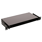 Universal fiber optic tray 19-inch